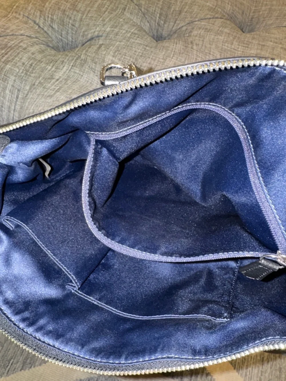 Coach Madison Kelsey Small  Black Pebbled Leather Satchel Crossbody Bag - Picture 11 of 17